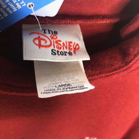 Vintage Winnie the Pooh Maroon Mockneck Sweatshirt - Picture 4 of 7